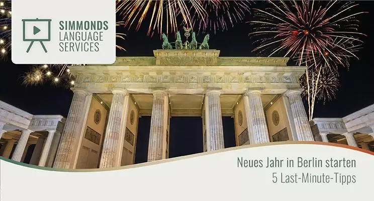 Silvester in Berlin am Brandenburger Tor 